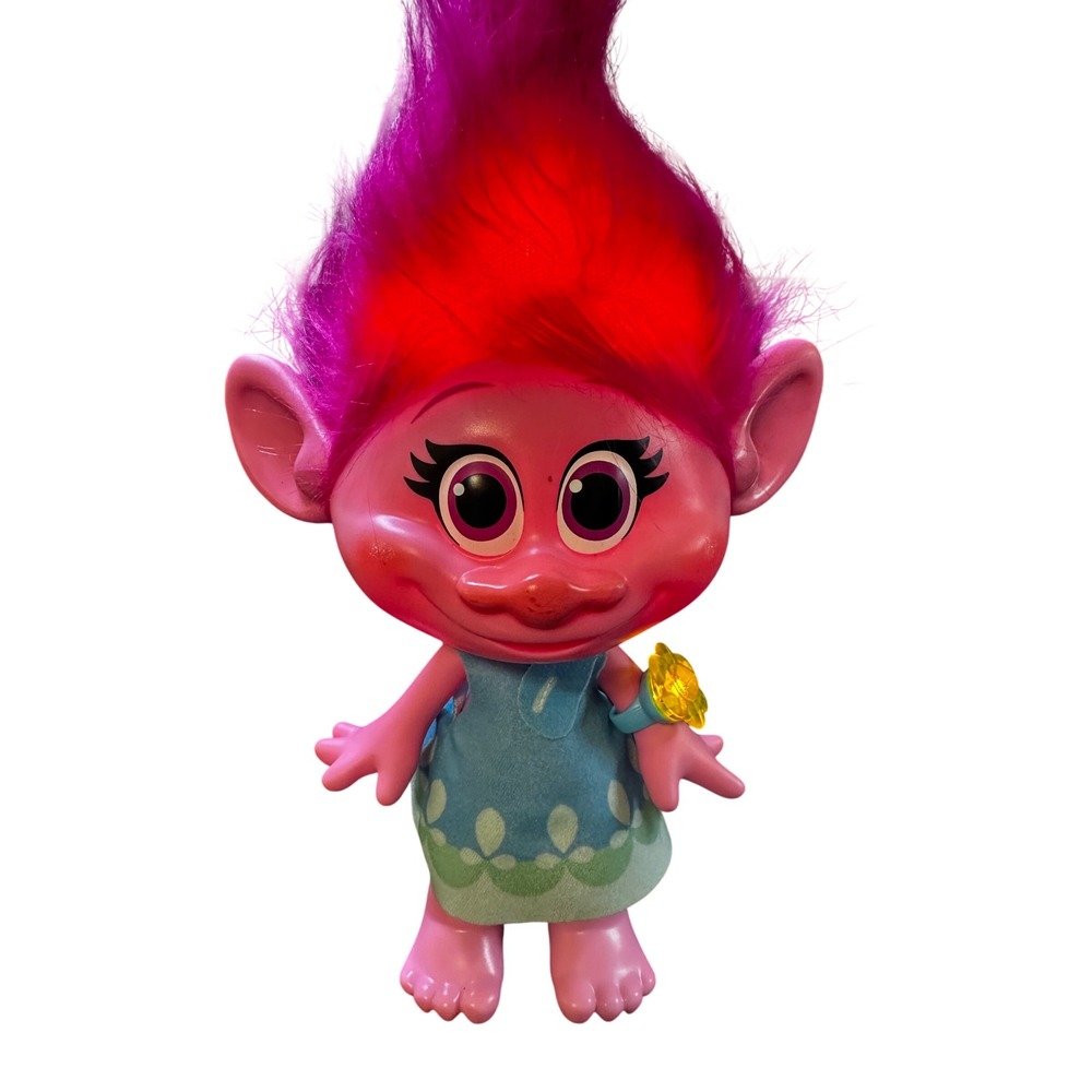 DreamWorks Trolls Poppy Singing Talking LightUp Doll Figure w/ Accessories Works - Picture 8 of 11